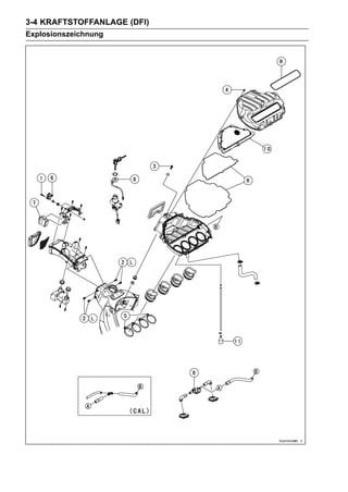 3-4 KRAFTSTOFFANLAGE (DFI)
Explosionszeichnung
 