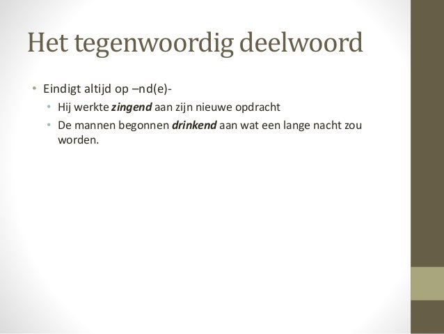 Werkwoordspelling