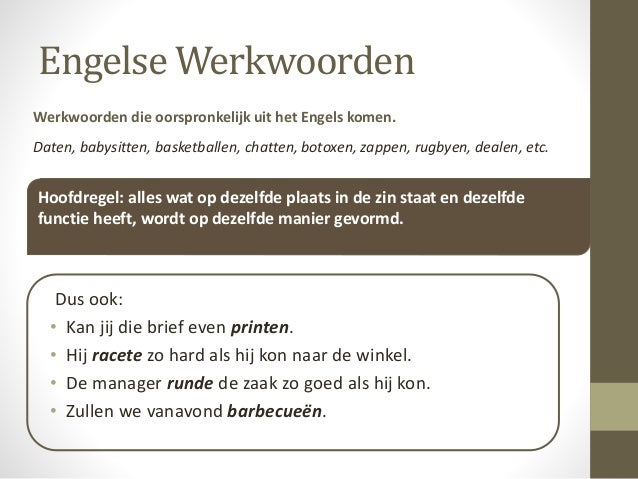 Werkwoord flirten vervoegen