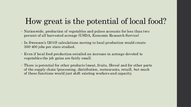 Local Food Systems Theory And Evidence