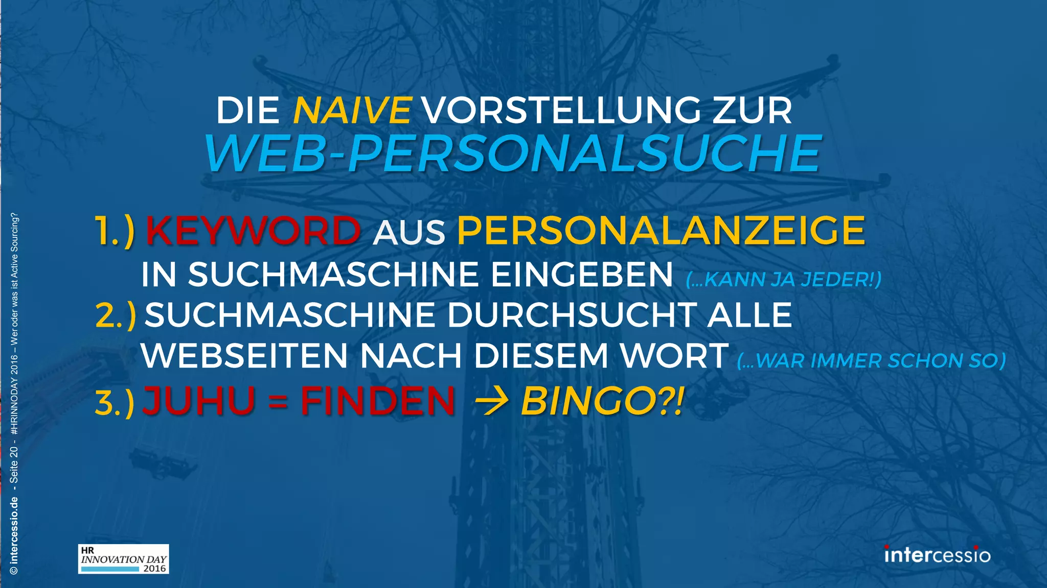 
©intercessio.de-Seite20-#HRINNODAY2016–WeroderwasistActiveSourcing?
 