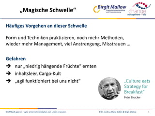 WERTEvoll agieren - agile Unternehmenskultur