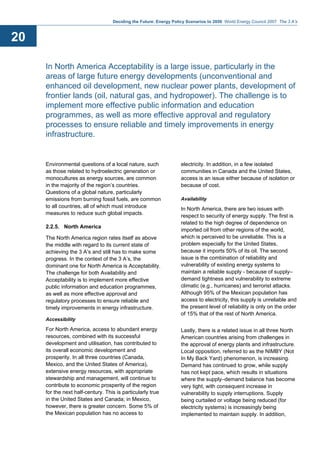 Deciding the Future: Energy Policy Scenarios to 2050 World Energy Council 2007 The 3 A’s
20
Environmental questions of a l...