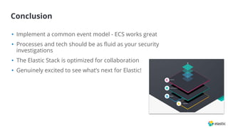 Reinventing enterprise defense with the Elastic Stack | PDF