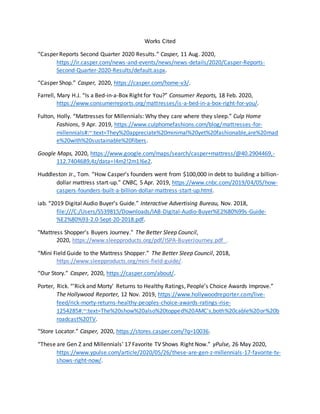 Lee Ann Wesley - Casper Media Plan | PDF