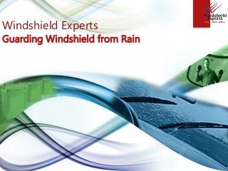 Windshield Experts
Guarding Windshield from Rain
 