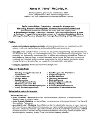 Wes McDaniel Resume PDF - Wes McDaniel Resume 1 320 