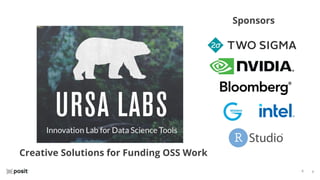 ⌵
⌵
Creative Solutions for Funding OSS Work
Sponsors
 