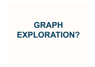 GRAPH
EXPLORATION?
 