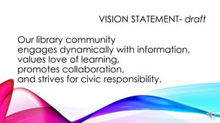 A School Library: The Vision Project | PPT
