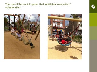 The use of the social space  that facilitates interaction / collaborationffffffffffffffffffff