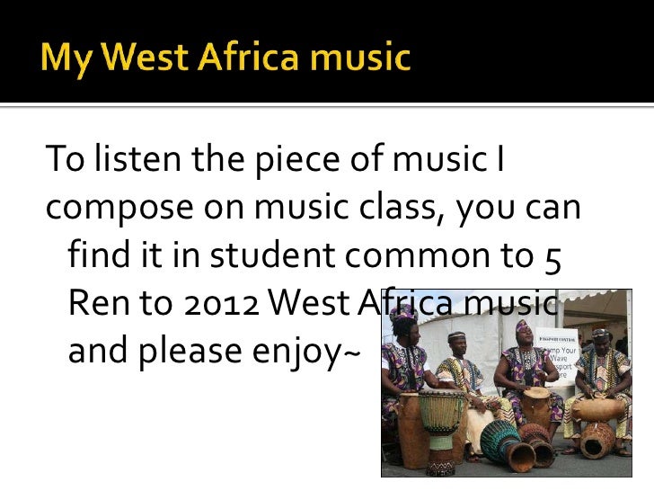 West africa music