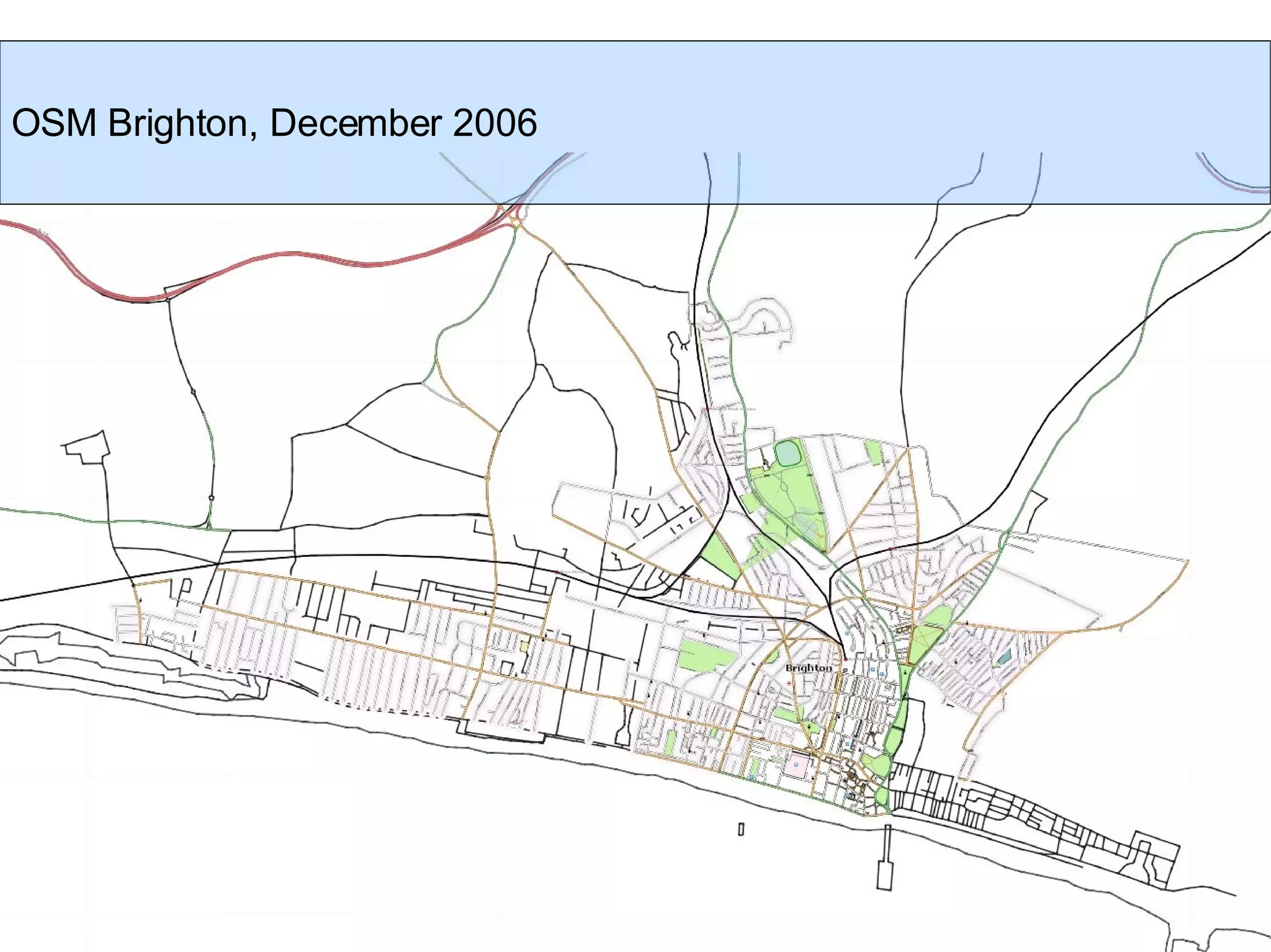OSM Brighton, December 2006 