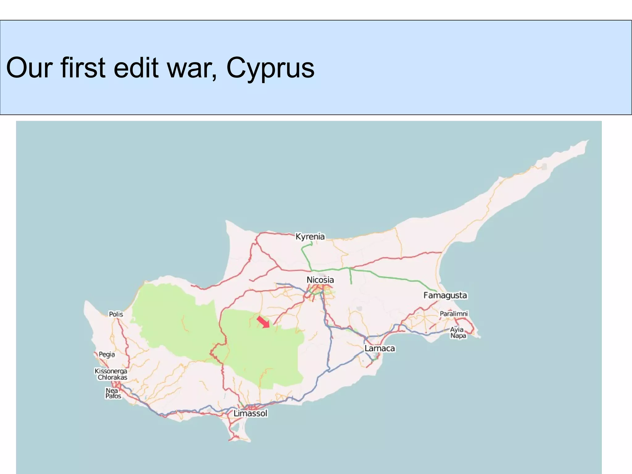 Our first edit war, Cyprus 