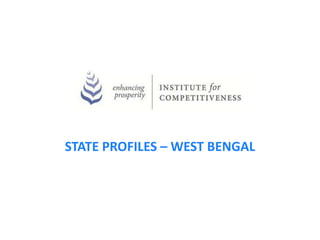 STATE PROFILES – WEST BENGAL
 
