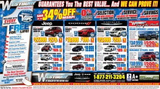 16,999 369                                                                   $                                                          $
                                                                                                                                                                                                               23,999                   $269 229$
                                                                                                                                                                                                                                                                      $    OFF MSRP!
                                                                                                                                                                                                                                                                                                                                                                                                                                                                                      ‡‡




                                              “We Will Satisfy You”
                                                                                                                                                                                                            $19,999 ,
                                                                                                                                                                                                              18 $29 999 $                                                      §




#                                                                                                                                                                                                          $17,999UP TO EH5% S259LUSIVE VIP PRORCRASE! …SAVEEOVER $91000
                                                                                                                                                                                                                    12VE CHOOSE FRLE ! … CLUDED H EVERY PUG HA M
                                                                                                                                                                                                                    S 9 37CHOOSERFR!OM IN CLUDED WIT
                                                                                                                                                                                                                      $ ,320
                                                                                                                                                                                                                   ……A00 NEW V 3 ICOM! …EXC$ WITH EVERY PU RCHA SE! …SAV OVER 11 !
                                                                                                                                                                                                                                             IN 159
                                                                                                                                                                                                                                  ^
                                                                                                                                                                                                                                                                                                                                                                                                                                                                       ,,

    INCLUDED WIT
                H
                                                                                                                                                                                        …900 NEW VEHICOMS
                                                                                                                                                                                        …                LE
                                                                                                                                                                                                       FR OM!!
                                                                                                                                                                                                                  …
                                                                                                                                                                                                                  …      TO OFF MS RP !
                                                                                                                                                                                                                         TO OFF MS P                                       OFF MSRP !
                                                                                                                                                                                                                                                                            OFF MSRP
      EVERY
    WESTBURY VEH
                ICLE
                                                                                                                                                                                            TO CHOOSE FR
                                                                                                                                                                                             TO CHOOSE
                                                                                                                                                                                                           $25,999 ,999
                                                                                                                                                                                                                      $24               $199
                                                                                 nEW 2013 JEEP                                                                                     nEW 2013 DODgE                                               $189                                                 nEW 2012 CHRYSLER                                                                                                   BRAND NEW 2012 jEEP

                                                                                 GRAND CHEROKEE                                                                                    DART                               TOWN & COUNTRY                                                                                                                                                                                     GRAND CHEROKEE LAREDO 4X4
                                                                                 LAREDO 4X4 22                                                                                     SXT                                TOURING            $239                                                                                                                                                                            LOADED! U-Connect

                                                                                 4WD, Automatic, P/Windows,
                                                                                 P/Locks, Aluminum Wheels,
                                                                                                                      UP
                                                                                                                      TO
                                                                                                                                                                                                           $20,999 ,999 …EXCLUSIVE VIP PROGRAM
                                                                                                                                                                                   Auto, P/Windows, P/Locks, Cruise,
                                                                                                                                                                                   Traction Control, Remote Start, 17"$32    UP
                                                                                                                                                                                                                             TO   31                                                                 Auto, V6, 7 Pass Seating, ABS, P/W, P/L,
                                                                                                                                                                                                                                                                                                     Speed Control, Stow & Go, P/Sliding Door,
                                                                                                                                                                                                                                                                                                                                                 UP
                                                                                                                                                                                                                                                                                                                                                 TO   25                                                                 Bluetooth, CD/MP3
                                                                                                                                                                                                                                                                                                                                                                                                                         Player, D/Panoramic
                                                                                                                                                                                                                                                                                                                                                                                                                         Sunroof, Leather,



                                                                                                                                                                                               EW VEHICOMS …SAVE OVERFF 11SR00$ 0
                                                                                                                                                                                                                                                                                                     P/Lift Gate, Leather, Rear DVD




                                                                                                                                                                                                                                                  369
                                                                                 A/C, D/Airbags & Much More!                                                                       Aluminum Wheels, Bluetooth, Front/Side                                                                                                                                                                                                Heated Seats, All
                                                                                 MSRP $32,120. Price Includes:                                                                     Airbags, Steering Mounted Audio, & Much

                                                                                                                                                                                                         LE …                              … $ ED WITH EVERY PURCHASE!!                              Entertainment Group & Much More! MSRP                                                                               Power & Much More!

                                                                                                                                                                                                                                            INCLUD ED WITH EVERY PURCHASE
                                                                                                                                                                                                                                                                                                                                                       ,,
                                                                                                                                                                                        …900 N
                                                                                 $1250 Factory & $1000 Loyalty                                                                     More! MSRP $20,680. Price Includes:                                                                               $30,930. Price Includes: $4000 Factory &
                                                                                                                                                                                                                                                                                                                                                                                                                         MSRP $42,105. Price
        FREE         Unlimited Oil &‡
                                                                                 Rebate. 8 AVAILABLE!                                                                              $1000 Loyalty Rebate. 12 AVAILABLE!

                                                                                                                                                                                        …                                       M SRP!!
                                                                                                                                                                                                                            O FF M P
                                                                                                                                                                                                                            O                INCLUD                                                  $1000 Loyalty Rebate. 6 AVAILABLE!
                                                                                                                                                                                                                                                                                                                                                                                                                         Includes: $2500

                                                                                                                                                                                                  OOSE FR OM!!
                                                                                                                            *                             †                                                                            *                              †                                                                                     *                               †                            Factory & $1000

                     Filter Changes!
                     100% Free with every fac
                                             tory maintenance.                    $     27
                                                                                        27,999 279                                  $                     per
                                                                                                                                                          mo.
                                                                                                                                                          36
                                                                                                                                                                      $
                                                                                                                                                                      DOWn
                                                                                                                                                                          0        $19,999 199 0 $23,999 $219 0
                                                                                                                                                                                    18      TO CH $ SE FR
                                                                                                                                                                                             TO CHOO                                                                  per
                                                                                                                                                                                                                                                                      mo.
                                                                                                                                                                                                                                                                      39
                                                                                                                                                                                                                                                                                    $
                                                                                                                                                                                                                                                                                    DOWn
                                                                                                                                                                                                                                                                                                                                                                                            per
                                                                                                                                                                                                                                                                                                                                                                                            mo.
                                                                                                                                                                                                                                                                                                                                                                                            36
                                                                                                                                                                                                                                                                                                                                                                                                         $
                                                                                                                                                                                                                                                                                                                                                                                                         DOWn
                                                                                                                                                                                                                                                                                                                                                                                                                         Loyalty Rebate.
                                                                                                                                                                                                                                                                                                                                                                                                                         4 AVAILABLE!             ALTITUDE PACKAGE!
                                                                                                                                                                                                                                                                                                                                                                                                                                                           *
                   Expresnecessary. be!ing nights & Saturdays.
                                                                                                                                                                                                                                                $269
                                                                                  BUY                                           OR LEASE                                           BUY                                                     OR LEASE                                                   BUY                                                       OR LEASE                                                                                                    †

                                  s Lu                                                                                                                    mos.                                                                                                        mos.                                                                                                                                                                                                      PER MO.
       FREE                                                                       FOR                                                                                 PAYMEnT!     FOR                                                                                              PAYMEnT!                                                                                                mos.
                                                                                                                                                                                                                                                                                                                                                                                                         PAYMEnT!
                                                                                                                                FOR ONLY                                                                                                   FOR ONLY                                                   FOR                                                       FOR ONLY
                                                                                                                                                                                                                                                                                                                                                                                                                                                                                36 MOS.
                      appointment      Includ
                   NO                                                                                                                                                                                                                                                                                                                                                                                                                                                           $
                                                 m!
                                                                                 BRAND NEW
                                                                                                    LIBERTY SPORT 4X4                                                             BRAND NEW
                                                                                                                                                                                                          GRAND CARAVAN SE AVP                                                      0                BRAND NEW
                                                                                                                                                                                                                                                                                                                                  200 TOURING                                                                            BUY


                   Loaner Car Progra                                                                                                                                                                                  $19,999
                                                                                                                                                                                                                       18 $10 000 17$999
                                                                                 2012 JEEP                                                                                        2012 DODGE                                                                                                         2012 CHRYSLER                                                                                                       FOR
       FREE                                                                                                                                                                   *                                                                                                                                                                                                                                                                                                 DOWn

                                                                                                                   16,999                      $                                                                                                                                                                                                                                                                     *
                                                                                                                                                                                                                                                                                                                                                                                                                                        $7106!                 LEASE

                                             for every service appointm
                                                                       ent.      22 MPG HWY! Automatic,                                                                           25 MPG HWY! 3.6L Pentestar V6,                                                                                *    31 MPG HWY! 2.4L 6
                                                                                                                                                                                                                                                                                                                                                                                 $

                                                                                                                                                                                            TO CHOOSE FROM999 AVE OVER 01 !
                                                                                                                                                                                                        19 … $17,999RRPP! 189259
                                                                                                                                                                                                                                                                                                                                                                                                                            SAVE
                                                                                                                                                                                                      $ICLES                                                                                                                                                                                                                                                                    PAYMEnT!
                                                                                                                                                                                                                                                                                                                                                                                                                                                                 FOR
                                                                                 P/Windows, P/Locks, A/C,                                                                                                                                                                                            Speed,Auto, Electronic
                   Over 85 loaners available
                                                                                                                                                                                  6 Speed Automatic, American
                                                                                 Aluminum Wheels, AM/FM/CD                                    BUY                                 Value Package, Curtain Airbags,                                                                                    Stability Control, Auto Temp                                              BUY
                                                                                                                                                                                                                                                                                                                                                                                        ,
                                      e ti Program!
                                                                            **   Player, Keyless Entry, Sirius                                FOR                                 Keyless Entry w/Immobilizer, All                                                                                   Control, U-Connect Bluetooth,

                                                                                                                                                                                                   VEH , !
                                                                                                                                                                                                                                                                                                                                                                               FOR

                 NYS Inspformcyouron inspection once a year.                                                                                                                           ……900 NEW
                                                                                                                                                                                        12                                                                                                                                                                                                                               BRAND NEW 2012 DODGE
                                                                                 Radio & Much More! MSRP                                                                                                                                                                                             P/Windows, P/Locks & Much
       FREE                                                                                                                                                   †                   Season Tires & Much More!



                                                                                                                   169 0
                                                                                                                                                                                                                                                                                                                                                                                                     †
                                                                                 $26,090. Price Includes:
                                                                                                                 $                                            per       $         MSRP $21,990. Price Includes:                                                                                      More! MSRP $22,660. Price
                                                                                                                                                                                                                                                                                                                                                                                 $                   per     $
                                                                                                                                                                                                                                                                                                                                                                                                                 0
                 Technicians will per
                                          NYS                                    $5500 Factory & $1000                                                        mo.                 $500 Factory & $1000 Loyalty                                             BUY                                       Includes: $3250 Factory &                                                                       mo.
                                                                                                                                                                                                                                                                                                                                                                                                                         DURANGO CITADEL AWD
                                                                                                                                                                                             TO CHOOSE FROM! …S
                                                                                 Loyalty Rebate.                                                              36        DOWn      Rebate. 12 AVAILABLE!                                                                                              $1000 Loyalty Rebate.                                                                           27      DOWn
                                                                                                                                           OR LEASE                                                                                                        FOR                                                                                         ,,                   OR LEASE

                                      ue & wing!
                                                                                 5 AVAILABLE!                                              FOR ONLY           mos. PAYMEnT!                                                                                                                          5 AVAILABLE!                                                           FOR ONLY                 mos. PAYMEnT!

      FREE       24/7 Rescdtown TunnelTockout? No Gas?
                                            . Lo                                                                                                                                                                            OFF MS
                                                                                                                                                                                                                            OFF MS                                                                                                                                                                                       LOADED! 5.7 Hemi,

                Montauk Point to Mi
                                       U COVERED!
                                                                                  BRAND NEW
                                                                                  2012 JEEP         COMPASS LATITUDE 4X4                                                           BRAND NEW
                                                                                                                                                                                   2012 DODGE             CHARGER SXT                                                                                BRAND NEW
                                                                                                                                                                                                                                                                                                     2012 CHRYSLER                300 SEDAN                                                                              Navigation, All Power,
                                                                                                                                                                                                                                                                                                                                                                                                                         DVD Player,
                Flat Tire? WE’VE GOT YO                                                                                                                                       *                                                                                                                                                                                                                                          Vent/Heated Seats &


                                                                                                                   19,9990
                                                                                                                                                                                                                                                                                            *                                                                                                                        *
                                                                                                                 $    29
                                                                                                                                                                                                       22 999                               22 999        $                                                                                                                    $
                                                                                  2.4l 14 DOHC 16v Dual VVT      UP
                                                                                                                 TO                                                                25 MPG HWY! 3.6L V6, 8 Speed                                                                                      27 MPG HWY! 3.6L V6 VVT Engine,
                                                                                  Engine, CVT Transmission, 1                                                                      Automatic, Remote Start, 8.4 Inch                                                                                 8 Speed Automatic Trans, Premium                                                                                    much More! MSRP
                                            !
               Courtesy Shuttle
                                                                                                                                                                                                                                                                                                                                                                                                                         $47,335. Price
     FREE
                                                                                  Year Satellite Radio, Remote
                                                                                  Start, Abs, Keyless Entry,
                                                                                                                                              BUY
                                                                                                                                              FOR
                                                                                                                                                                                   Touch Screen, 1 Year of Satellite
                                                                                                                                                                                   Radio, Curtain Airbags & Much
                                                                                                                                                                                                                                                         BUY
                                                                                                                                                                                                                                                         FOR      ,                                  Cloth Seats, All Speed Traction
                                                                                                                                                                                                                                                                                                     Control, 8.4 Inch Touch Screen
                                                                                                                                                                                                                                                                                                                                                                              BUY
                                                                                                                                                                                                                                                                                                                                                                              FOR       ,                                Includes: $6250



                                                                                                                                                                                                                                            269199
                                  location.
                                                                                                                                                                                                                                                $
                                                                                  Dual Airbags & Much More!                                                                        More! MSRP $29,590. Price                                                                                         MP3 Player, Aux Jack, 1 Year
                     or any other                                                                                                                                 †                                                                                                                                                                                                                                                      Factory & $1000
               To work, home
                                                                                                                    199
                                                                                                                                                                                                                                                                            †                                                                                                                    †
                                                                                                                  $
                                                                                                                                                                                                       259 $                                               $                                                                                                                    $                            $
                                                                                                                                                                                                                                                                                                                                                                                                                 0
                                                                                                                                                                                                                                                                                        $            Satellite Radio, USB Port & Much
                                                                                  MSRP $24,565. Price
                                                                                  Includes: $2500 Factory &
                                                                                                                                                                  per     $        Includes: $3000 Factory &
                                                                                                                                                                                   $1000 Loyalty Rebate..
                                                                                                                                                                                                                                                                            per
                                                                                                                                                                                                                                                                                            0        More! MSRP $29,690. Price
                                                                                                                                                                                                                                                                                                                                                                                                 per
                                                                                                                                                                                                                                                                                                                                                                                                 mo.
                                                                                                                                                                                                                                                                                                                                                                                                                         Loyalty Rebate.




                                                                                                                                                                                                                       25,999 0
                                                                                                                                                                  mo.                                                                                                       mo.
                                                 E
                         ANSFERABL
                                                                                  $1000 Loyalty Rebate.                                    OR LEASE               36      DOWn     9 AVAILABLE!                                                       OR LEASE              36 DOWn                  Includes: $3500 Factory & $1000                                       OR LEASE              39          DOWn        4 AVAILABLE!
              FULLYurTRtbury vehicle, you now have e
                                                                                  6 AVAILABLE!                                             FOR ONLY               mos. PAYMEnT!                                                                       FOR ONLY              mos. PAYMEnT!            Loyalty Rebate. 4 AVAILABLE!                                          FOR ONLY              mos. PAYMEnT!

                     Wes                                                                                                                                                                                                                                                                                                                                                                                                                                   *
              If you sell yo                        transfer th
                                                                                                                                                                                                                                                                                                                                                                                                                                                                            †
                                                                                                                                                                                                                                                                                                                                                                                                                                                                                PER MO.
                                   extra cost. Just                                                 WRANGLER SAHARA 4X4
                                                                                 BRAND NEW
             ADDE  D VALUE with no
                                   ram to new ow
                                                  ner.                           2012 JEEP
                                                                                                                                                                                   BRAND NEW
                                                                                                                                                                                   2012 DODGE             DURANGO SXT AWD                                                                            BRAND NEW
                                                                                                                                                                                                                                                                                                     2012 CHRYSLER                200 TOURING CONVERTIBLE                                                                                                                       36 MOS.
                     VIP PLUS Prog                                                                                                                                            *

                                                                                                                   26,999
                                                                                                                                                                                                                                                                                                *                                                                                                                    *
                                                                                                                 $
                                                                                                                                                                                                        26 999 AVE OVER $131S0R0! 23$             999       $                                                                                                                  $
                                                                                 21 MPG HWY! V6                                                                                    22 MPG HWY! V6, P/Windows                                                                                         31 MPG HWY! 3.6L Pentestar V6, 6
                                                                                                                                                                                                                                                                                                                                                                                                                                                                                $
                                                                                 Engine, Automatic,
                                                                                 P/Windows, P/Locks,
                                                                                                                                                                                   & Locks, Sirius Radio, 3rd Row

                                                                                                                                                                                                                               10
                                                                                                                                                                                                                                0 P                                   ,             0                Speed Automatic, Remote Start,
                                                                                                                                                                                                                                                                                                                                                                                        ,
                                                                                                                                                                                                                                                                                                                                                                                                                         BUY
                                                                                                                                                                                                                                                                                                                                                                                                                         FOR


                                                                                                                                                                                                                …S
                                                                                                                                              BUY




                                                                                                                                                                                                        229 $20,O999P! 299239
                                                                                                                                                                                   Seats, D/Climate, Sunscreen                                             BUY                                       U-Connect Voice Command                                                  BUY
                                                                                 Hard Top, Side                                               FOR                                  Glass, Speed Control, 18”                                               FOR                                       w/Bluetooth, 18" Aluminum Wheels,                 ,,                     FOR                                                                                                DOWn
                                                                                 Airbags,& Much More!                                                         †                    Aluminum Wheels, Sunroof,
                                                                                                                                                                                                                …                                                                                    Media Center 430 CD/DVD/MP3/HDD                                                                                           SAVE     $8340!                 LEASE
                                                                                                                                                                                                                                                                                                                                                                                                                                                                 FOR             PAYMEnT!


                                                                                                                   279 0
                                                                                                                                                                                                                                                                                †                                                                                                                †
                                                                                                                 $
                                                                                                                                                                                                                            OFF M SR                        $                                                                                                                   $
                                                                                                                                                                        $                                                                                                                                                                                                                                  $
                                                                                 MSRP $31,420. Price
                                                                                 Includes: $1000
                                                                                 Loyalty Rebate.                                           OR LEASE
                                                                                                                                                              per
                                                                                                                                                              mo.
                                                                                                                                                              39        DOWn
                                                                                                                                                                                   Airbags & Much More! MSRP
                                                                                                                                                                                   $31,945. Price Includes: $5250
                                                                                                                                                                                   Factory & $1000 Loyalty                    FF M                                              per
                                                                                                                                                                                                                                                                                mo.
                                                                                                                                                                                                                                                                                36
                                                                                                                                                                                                                                                                                        $
                                                                                                                                                                                                                                                                                        DOWn
                                                                                                                                                                                                                                                                                            0        & Much More! MSRP $29,960.
                                                                                                                                                                                                                                                                                                     Price Includes: $3500 Factory &
                                                                                                                                                                                                                                                                                                     $1000 Loyalty Rebate.
                                                                                                                                                                                                                                                                                                                                                                                                 per
                                                                                                                                                                                                                                                                                                                                                                                                 mo.
                                                                                                                                                                                                                                                                                                                                                                                                 36          DOWn
                                                                                                                                                                                                                                                                                                                                                                                                                 0
                                                                                 4 AVAILABLE!                                              FOR ONLY           mos. PAYMEnT!        Rebate. 5 AVAILABLE!
                                                                                                                                                                                                                                                       OR LEASE
                                                                                                                                                                                                                                                       FOR ONLY                 mos. PAYMEnT!        8 AVAILABLE!
                                                                                                                                                                                                                                                                                                                                                                           OR LEASE
                                                                                                                                                                                                                                                                                                                                                                           FOR ONLY              mos. PAYMEnT!           MORE SAVINGS @ WESTBURYDEALS.COM

       The Best Sg rIvilce d!
                  e
                          an
      ours on Lonull Das Saturday!
                                                                                                                                                                                                                                                                                                100 JERICHO TPKE., JERICHO, NY
     H                                                                                                                                                                                                                                           $219 A+
                F
    Open Past Midnig

 WESTBURY
            THE
                    h  y           t&

                                          NOTHING
                                                                                                                                                                                                                  1-877-211-3204                                                                                                                                                                                                RATING!
                                                                                                                                                                                                                                 …SAVE OVER $12 000
                                                                                                                                                                                                                                                                                                STORE HOURS: MONDAY-FRIDAY 9:00AM-9:00PM
                                          TO HIDE                                                                          #1 DEALER IN THE ENTIRE USA!                                                                                       21 P!                                                                 ,,
                                                                                                                                                                                                                                                                                                SATURDAY 9:00AM-6:00PM • SUNDAY 11:00AM-5:00PM
   WAY!                                                                           WWW.WESTBURYJEEP.COM •
                                                                                                                                                                                                                                 …         OFF MSR P!
                                                                                                                                                                                                                                            FF MSR
                                                                                                                                                                                                                       WWW.WESTBURYCHRYSLER.COM                                                                                    O                                                   • WWW.WESTBURYDODGE.COM
                                                                                 *Tax & MV fees are add’l. All discounts, rebates & incentives are included in pricing. Loyalty rebates apply to current jeep, Chrysler, Dodge lease customers. All financing subject to credit approval. Must take same day delivery from dealer stock. Must present ad to receive special discounts. All ad cars on first come basis. †Closed end lease subj to credit apprvl. Due at inception
                                                                                 = $0 Down pymnt + $895 Bank fee + 1st mo pymnt. Purch Opt/Total Pymnts: DURANGO SXT: $18,740/$8244, DART: $12,494/$7761, CHARGER: $16,703/$9324, TOWN & COUNTRY TOURING: $18,583/$7884, 300: $14,597/$10491, 200 CONVERTIBLE: $15,382/$10764, 200 TOURING: $12,989/$5103, CHEROKEE: $19,845/$10044, WRANGLER: $19,038/$10881,
Read The Fine Print…Destination & Prep ALWAYS INCLUDED!                          COMPASS: $14,291/$7164, LIBERTY: $13,458/$6084, DURANGO CITADEL: $24,274/$14364, CHEROKEE ALTITUDE PKG: $24,815/$12204. Lease includes 10K mi/yr with overage @20¢ per mi. Lessee responsible for excess wear & tear. §0% APR available for 72 mos on select models in lieu of rebates. Must qualify with approved credit to receive ad specials. ^Example
                                                                                 of 34% OFF: Brand New 2012 jeep Liberty Sport 4x4 MSRP$26,090. Buy For $16,999. Save $9,091 off MSRP. **Techs will perform your NYS inspection once per year. ‡Terms and conditions apply. See dealer for details. Free oil changes valid on jeep Chrysler & Dodge vehicles. Excludes SRT models and Dodge trucks. †† DMV FAC #1301130. Offers expire 9/27/12.
 