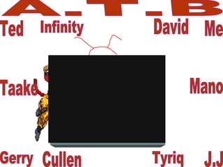 A.T.B Ted Me Gerry J.J Infinity David Taake Mano Cullen Tyriq 