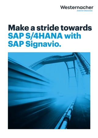 Make a stride towards
SAP S/4HANA with
SAP Signavio.
 