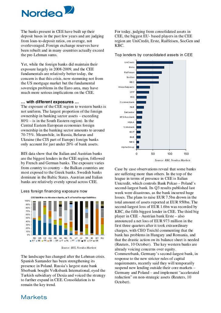 Western Banks The Big Elephant In Cee