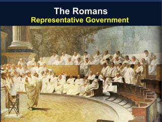 The Romans Representative Government  