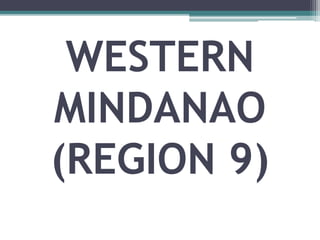 WESTERN
MINDANAO
(REGION 9)
 