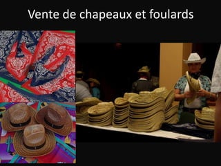 Vente de chapeaux et foulards
 