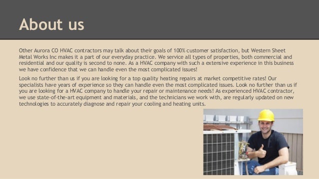 western sheet metal works inc your hvac contractor in aurora co western sheet metal