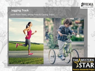 Jogging Track
(with Palm Trees, Sitting Area & Cycling Track)
 