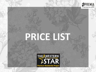 PRICE LIST
 
