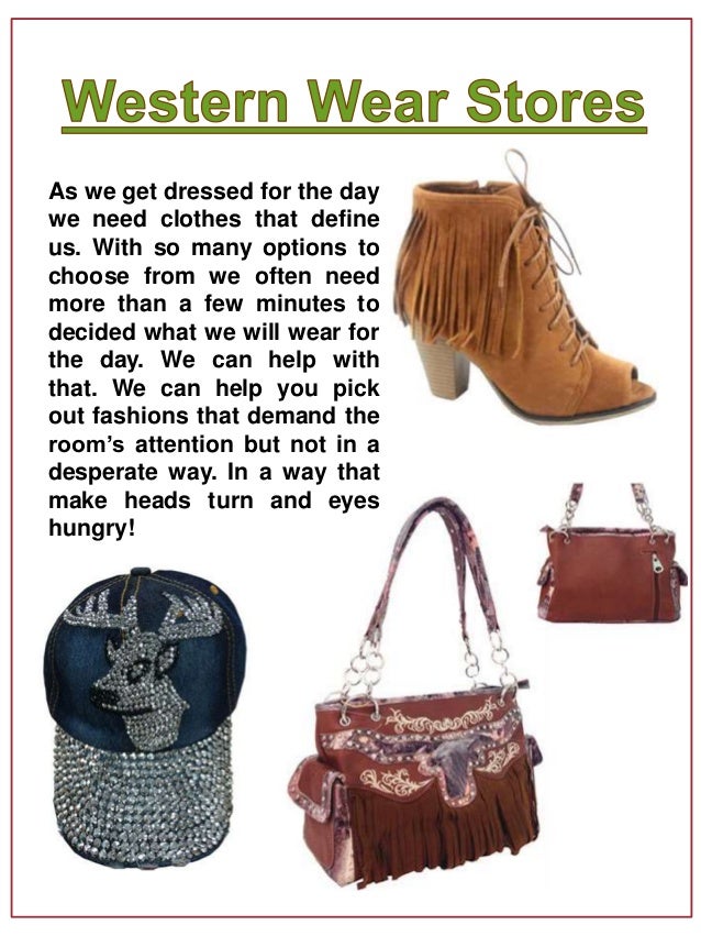 Western wear stores