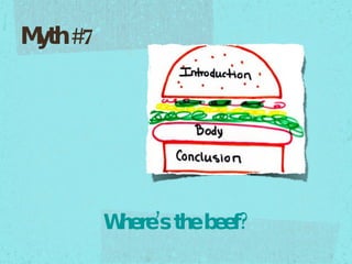 Wheres the beef? Myth #7  