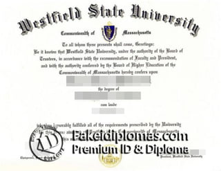 Westfield State University degree