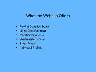 Westminster Powerpoint Presentation | PPT