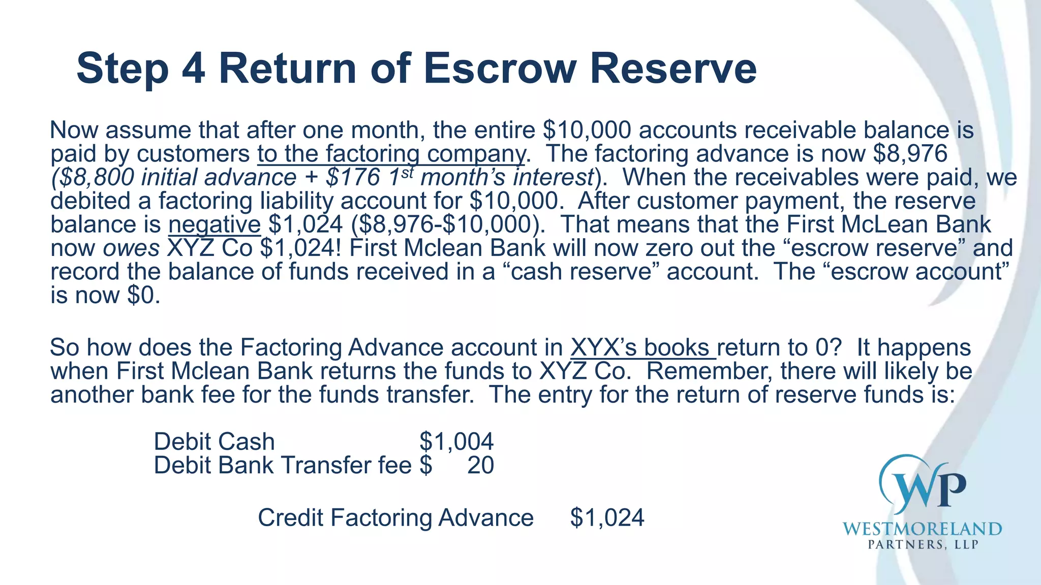 Factoring Disclosure Examples Accounting for Factoring | PPTX