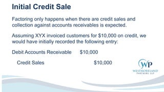 Factoring Disclosure Examples Accounting for Factoring | PPTX