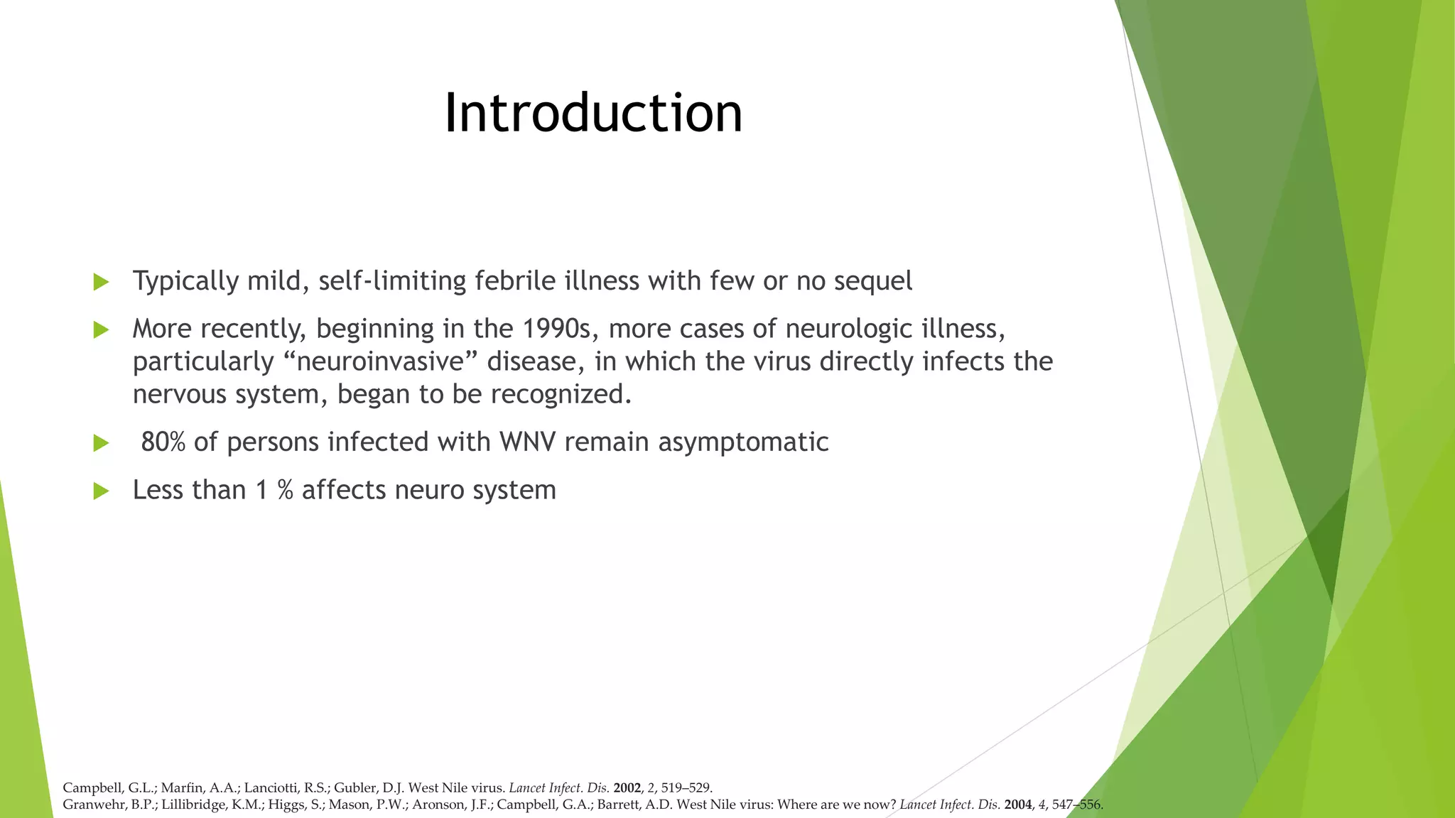 West Nile Encephalitis | PPT