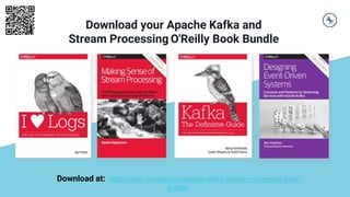 Download your Apache Kafka and
Stream Processing O'Reilly Book Bundle
Download at: https://www.confluent.io/apache-kafka-stream-processing-book-
bundle/
 