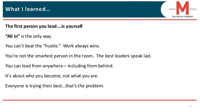 leadership class