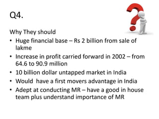 Q2. Discuss the westside model in detail?AnswerFree from layout/boutique layout – fixtures and aisles arranged as symmetricallyMerchandise displayed at 2 levels on same floorMerchandise in separate clusters eg. Womens wear and accessories clubbed together for convenience2 main divisionsApparel- menswear,womenswear,lingerie.kids wearProduct-houehold,gifts, other accessories