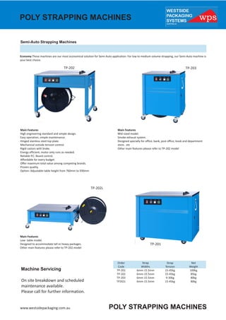 Westside packaging product | PDF