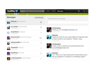 What should we talk about?Reply to other people's questionsComment on other people's tweetsStick with the conversationBuild relationshipsDon't be a ME! ME!