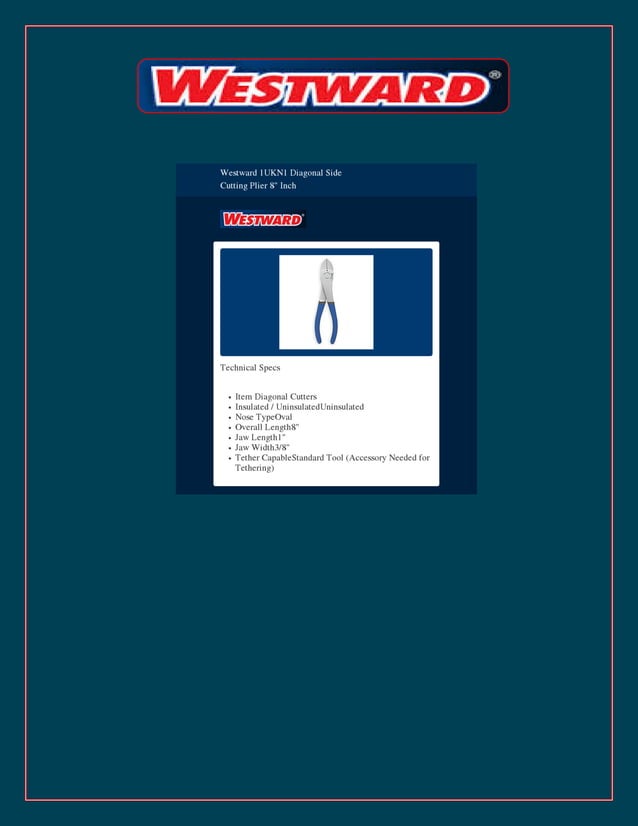 Westward catalog PDF