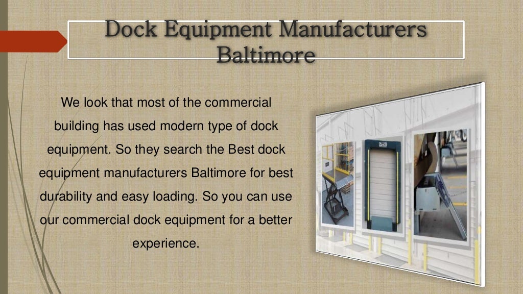 What should be Standard Loading Dock Height Baltimore?