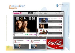 The Bioinspired Collaborative Intelligence Research for the Cloud

Before printing this slides, make sure it is necessary. Protecting the environment is in your hands   

@webiocloud] project
buaala.lite

6

 