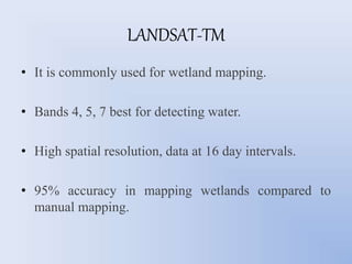 Wetland mapping | PPTX