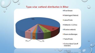 Type-wise wetland distribution in Bihar
 