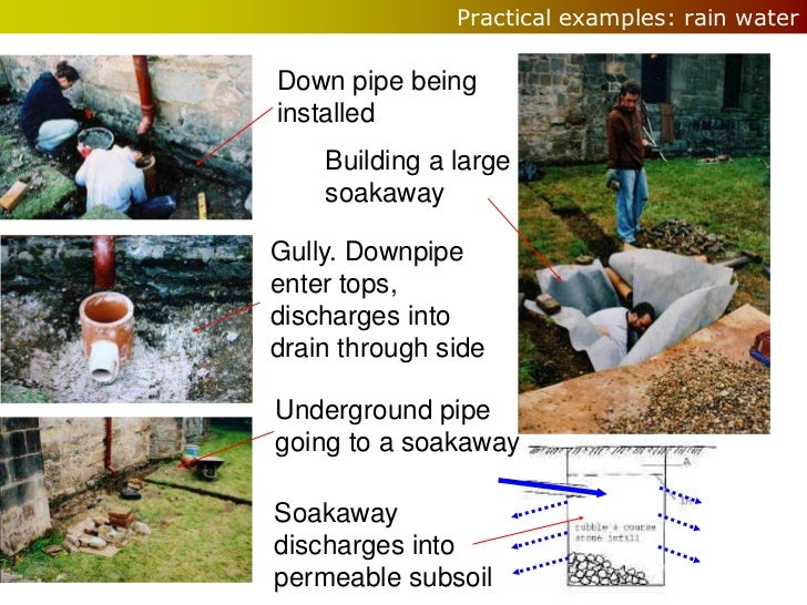 Wet services drainage