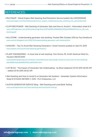 Wet stacking effects 