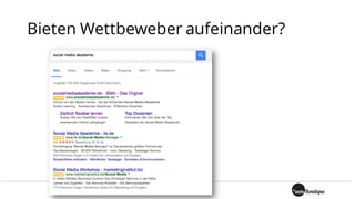 Bieten Wettbeweber aufeinander?
 