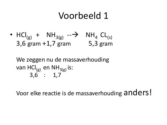 Wet van behoud van massa
